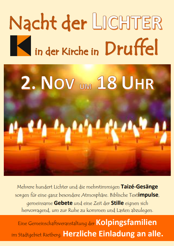 Nacht der Lichter Kolping 2025